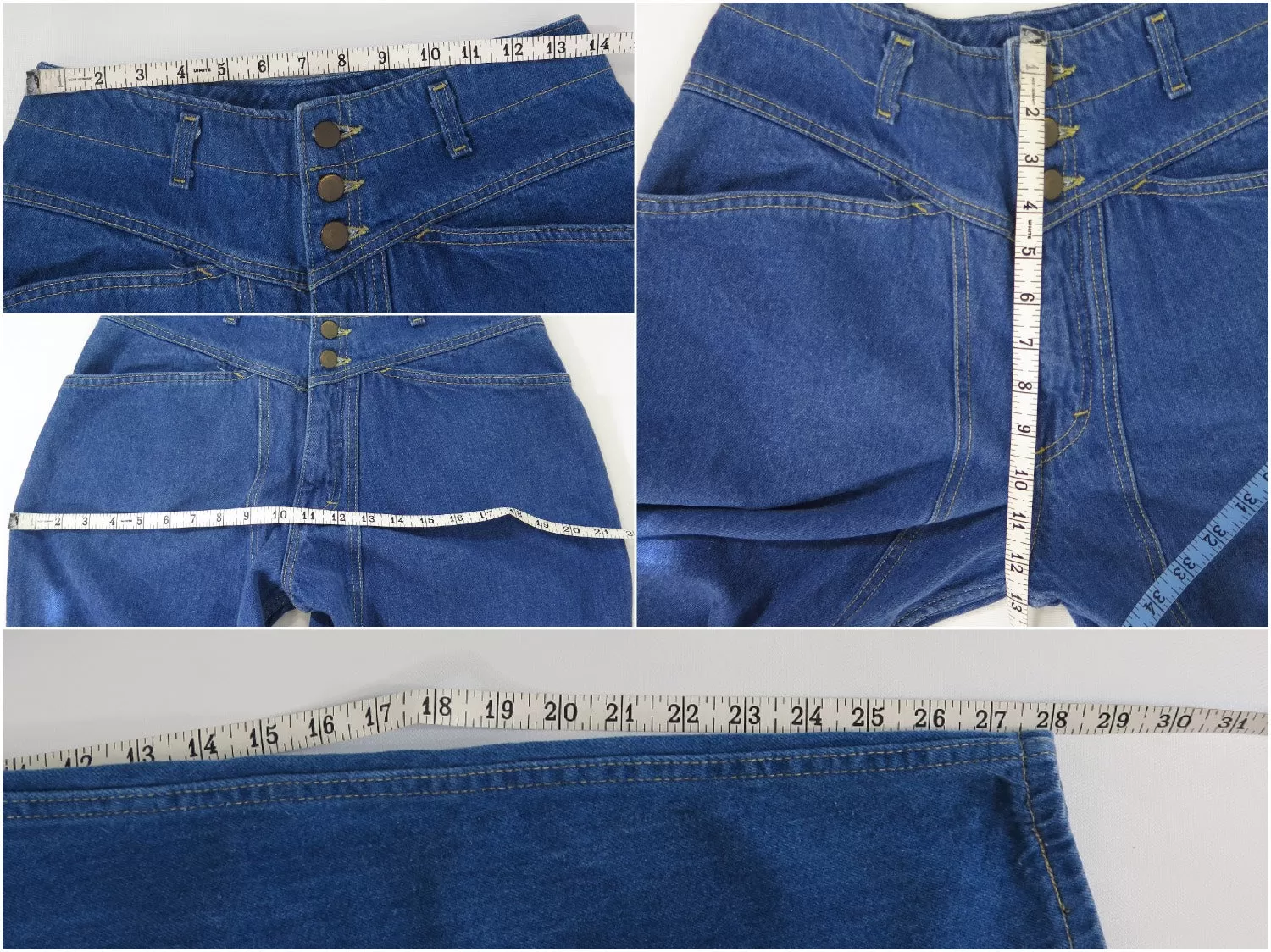 80s High-Waist Jeans - sm, med