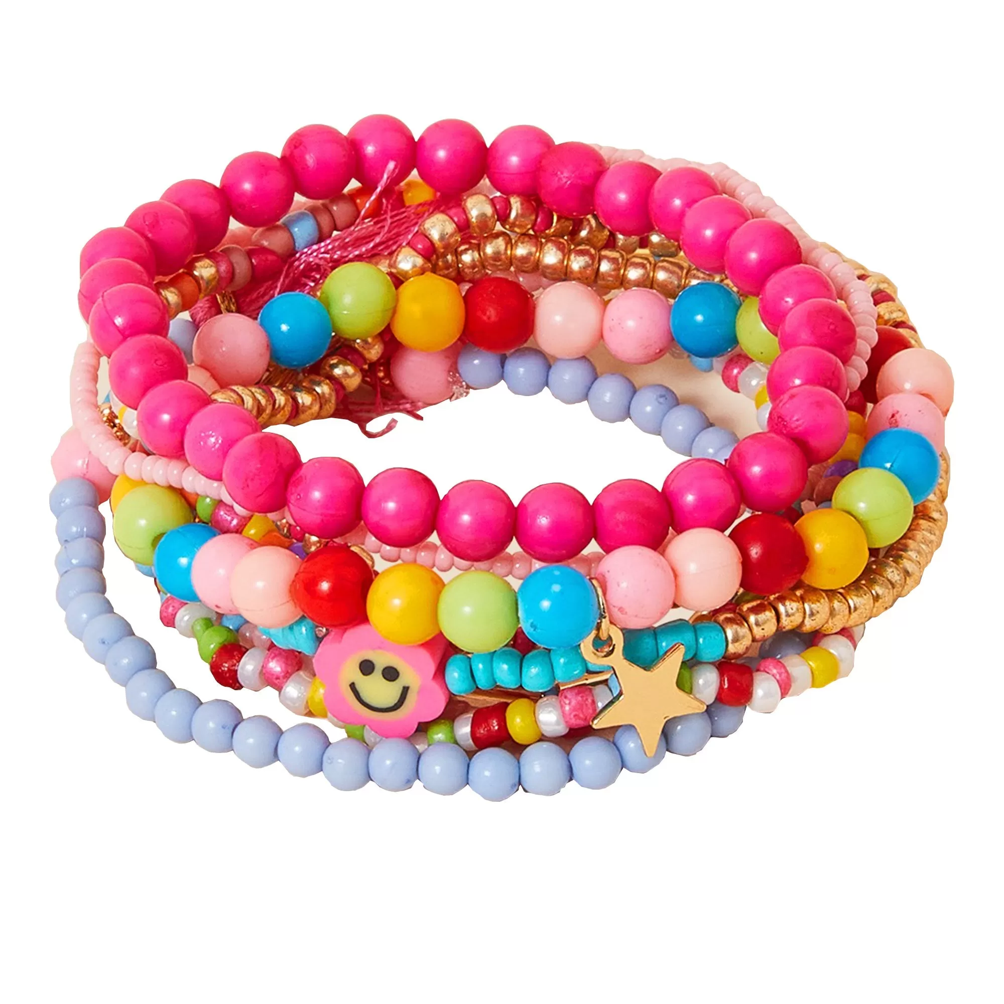 Accessorize London Girl's Charm Festival Bracelet Pack