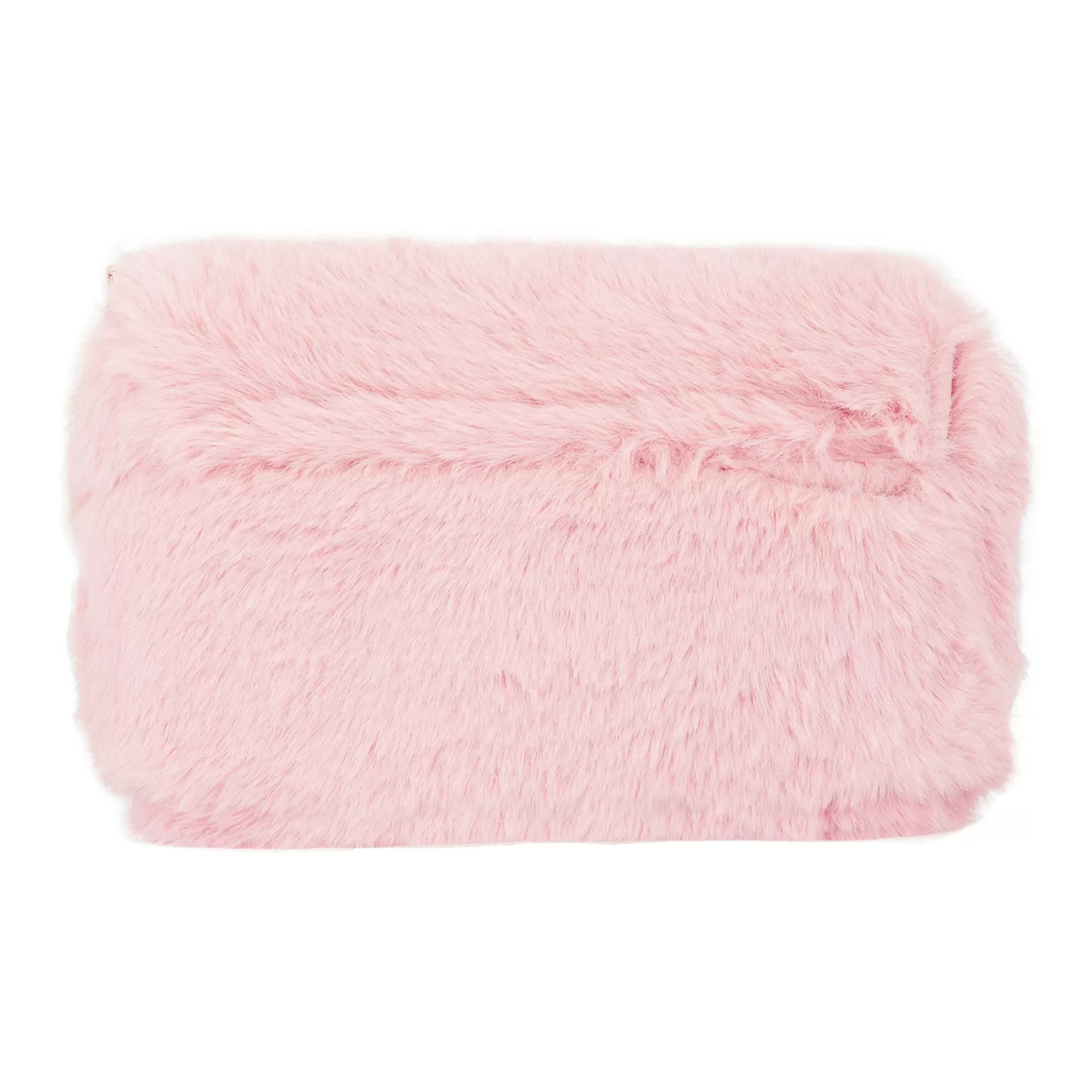 Accessorize London Women's Pink Faux Fur Shoulder Cross Body