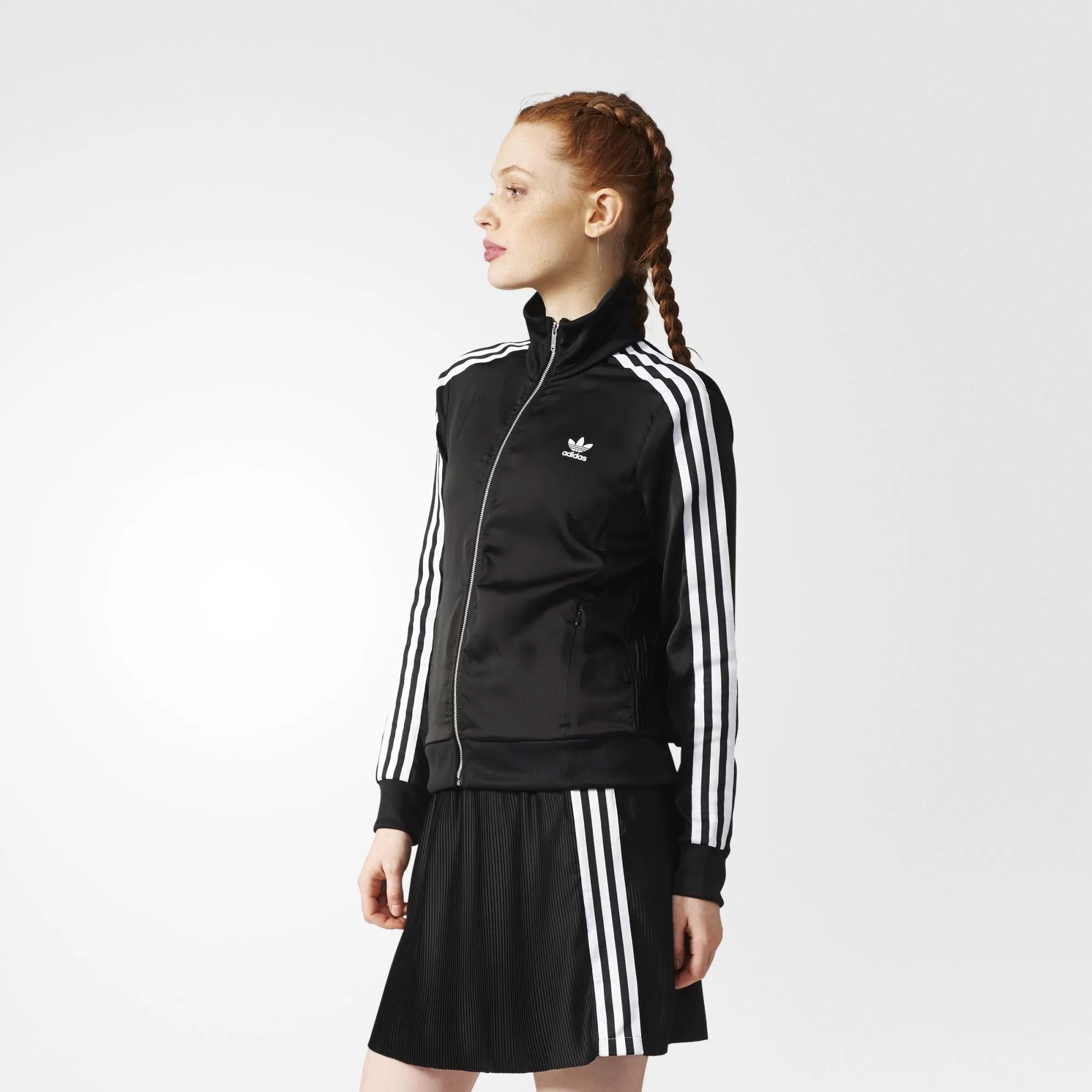 Adidas Originals Europa Tt Track Top Jacket Black White Women BR4533