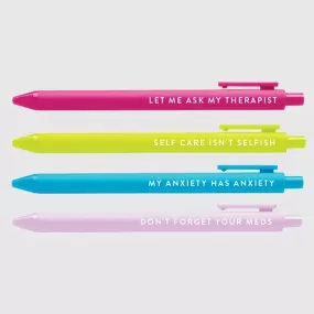 Always Anxious Jotter Pen Set