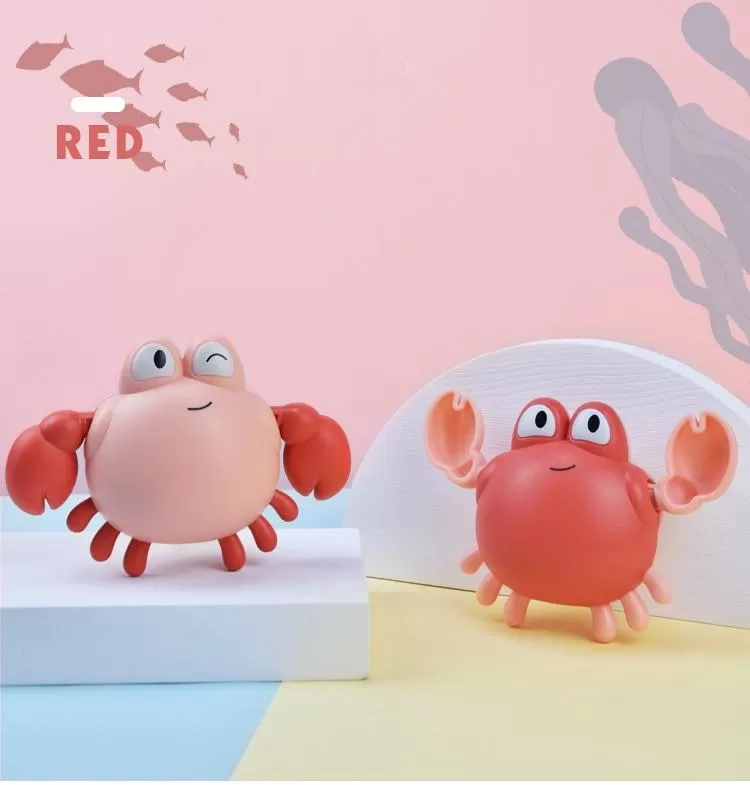 Baby Bath Toys Animal Cute Cartoon Tortoise Crab Classic Baby Water Toy Infant Swim Chain Clockwork Toy For Kid 2020 Newest