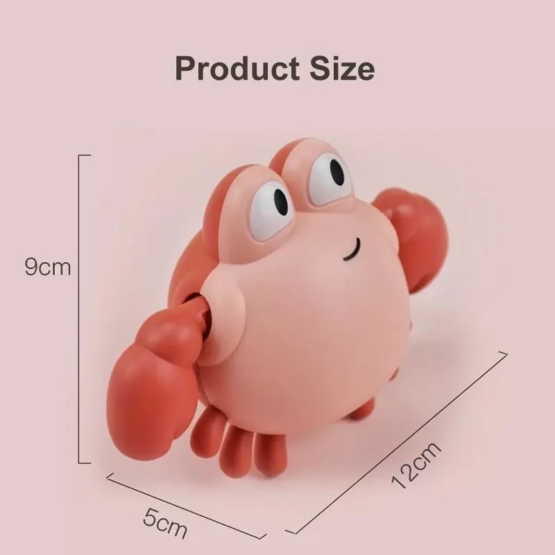 Baby Bath Toys Animal Cute Cartoon Tortoise Crab Classic Baby Water Toy Infant Swim Chain Clockwork Toy For Kid 2020 Newest