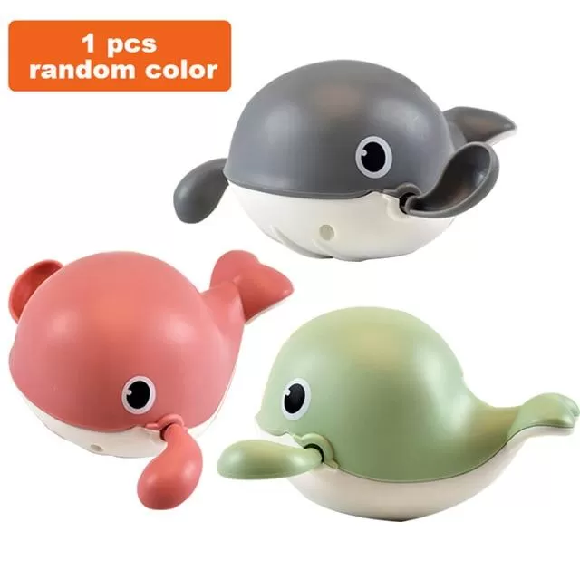 Baby Bath Toys Animal Cute Cartoon Tortoise Crab Classic Baby Water Toy Infant Swim Chain Clockwork Toy For Kid 2020 Newest