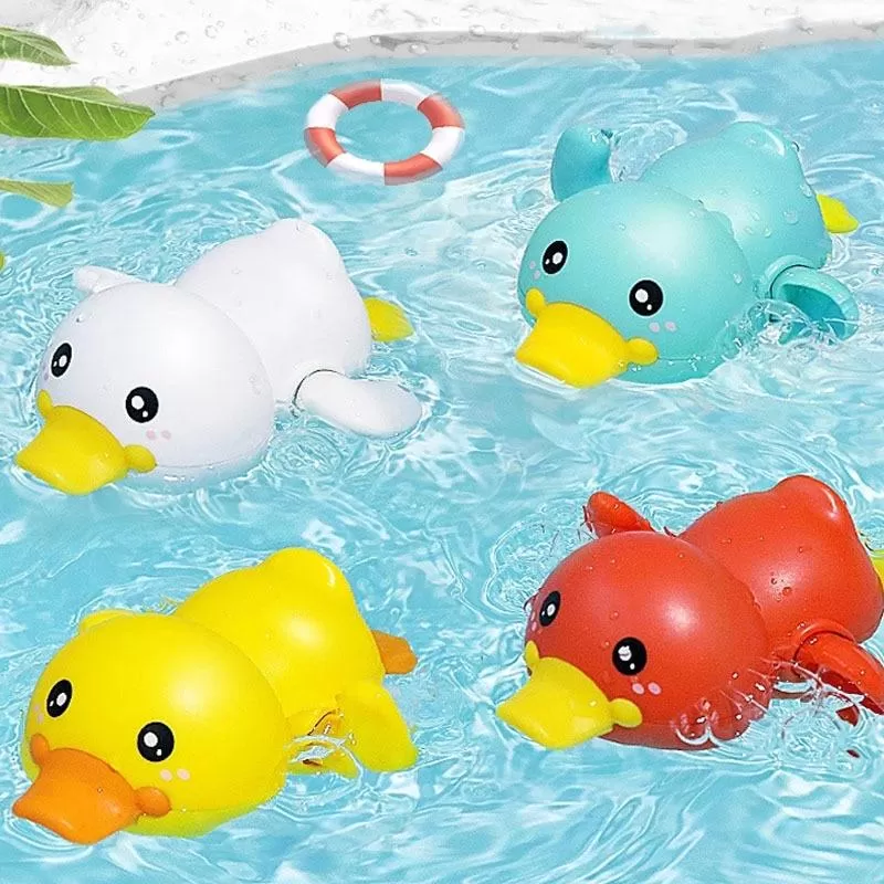 Baby Bath Toys Animal Cute Cartoon Tortoise Crab Classic Baby Water Toy Infant Swim Chain Clockwork Toy For Kid 2020 Newest