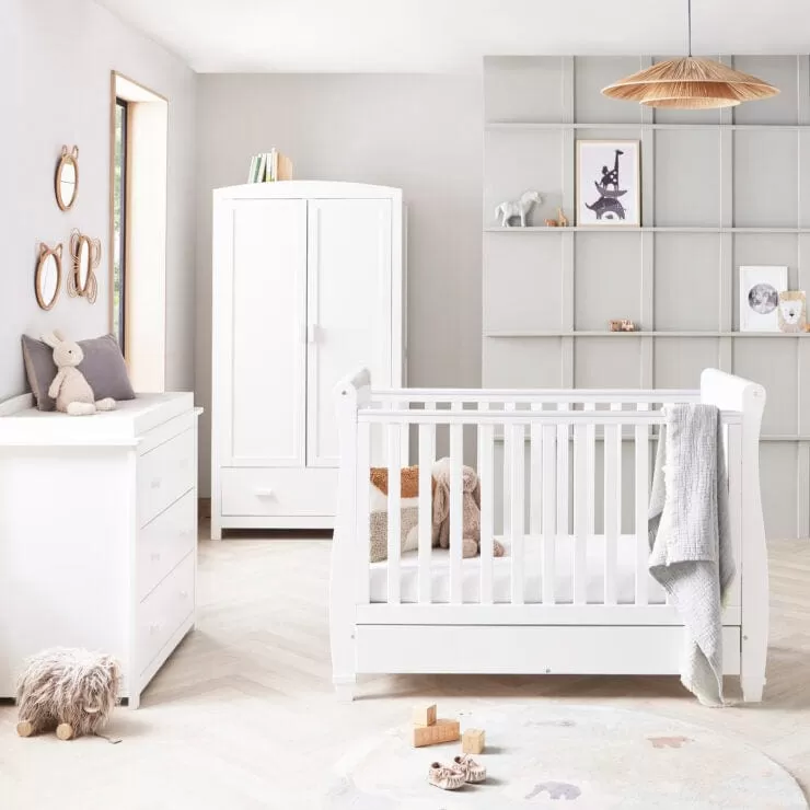 Babymore Eva 3 Piece Room Set - White