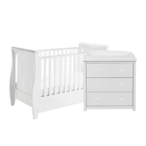 Babymore Stella 2 Piece Room Set - White