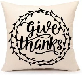 Beautiful Thanksgiving Day Home Decor Fall Throw Pillow Case Party Accessory