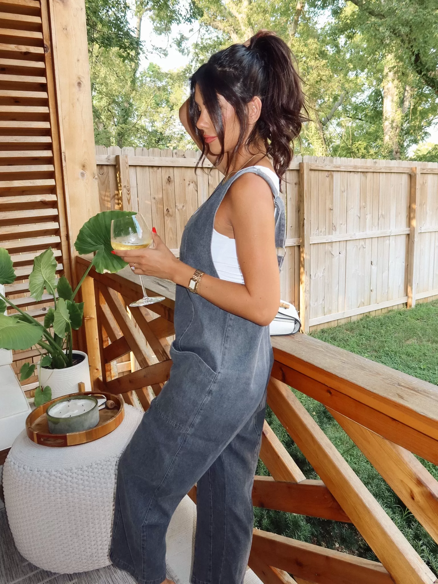 Bitter Sweet Jumpsuit in Charcoal