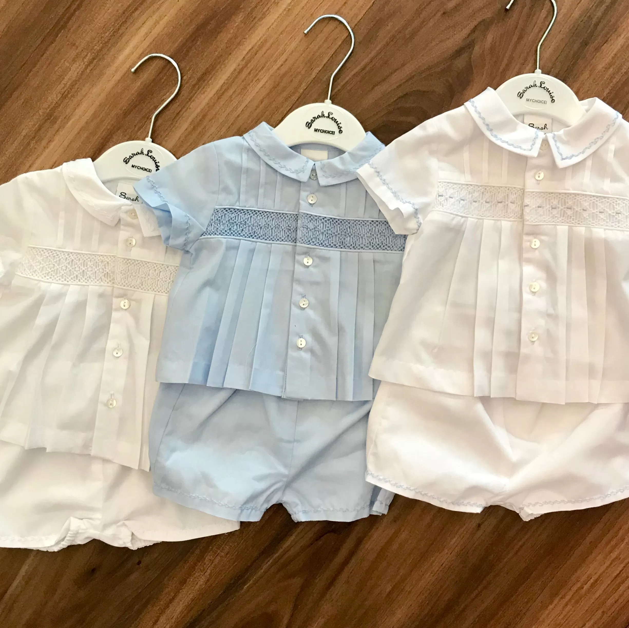 Boy's 2pc Diaper Shirt Set Sarah Louise