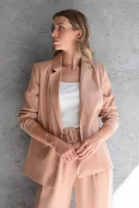 Brave Tan Boyfriend Blazer