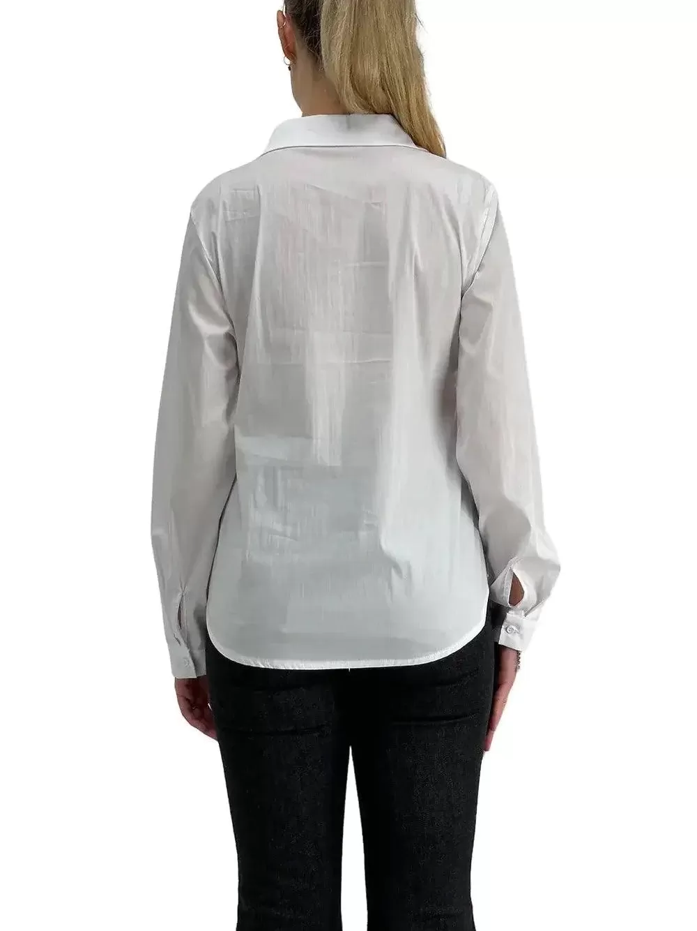 Camicia Slim Popeline - Bianco