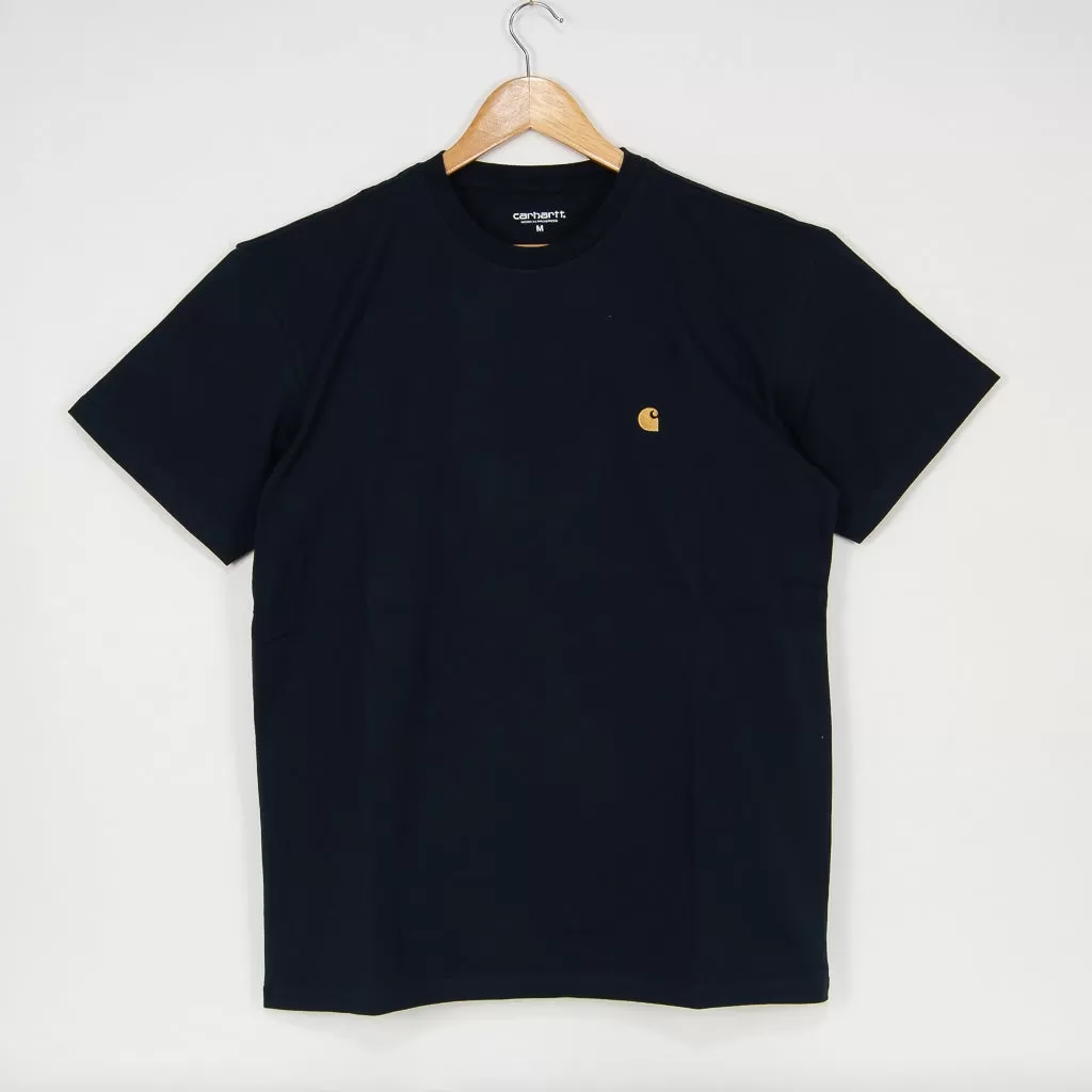 Carhartt WIP - Chase T-Shirt - Dark Navy / Gold