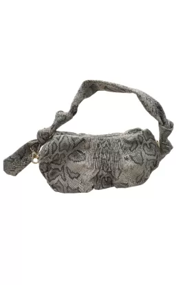 Chinese Laundry - Hobo Ruched Bag Natural Snake Print