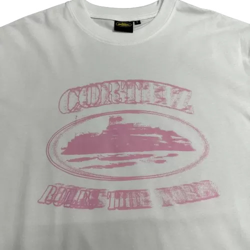 Corteiz 'Rules The World High' - White/Pink