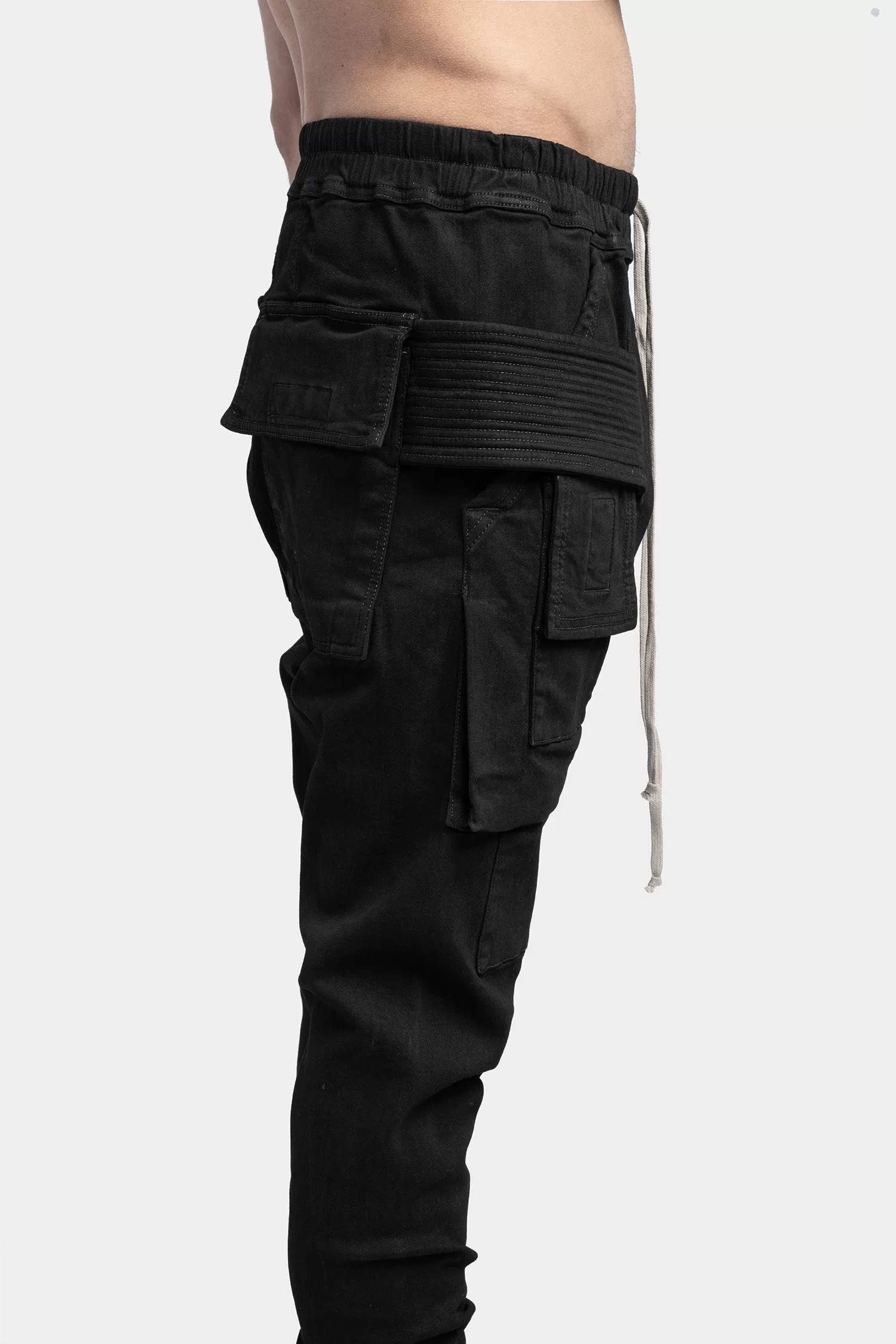 Creatch cargo drawstrings denim pants, SBB