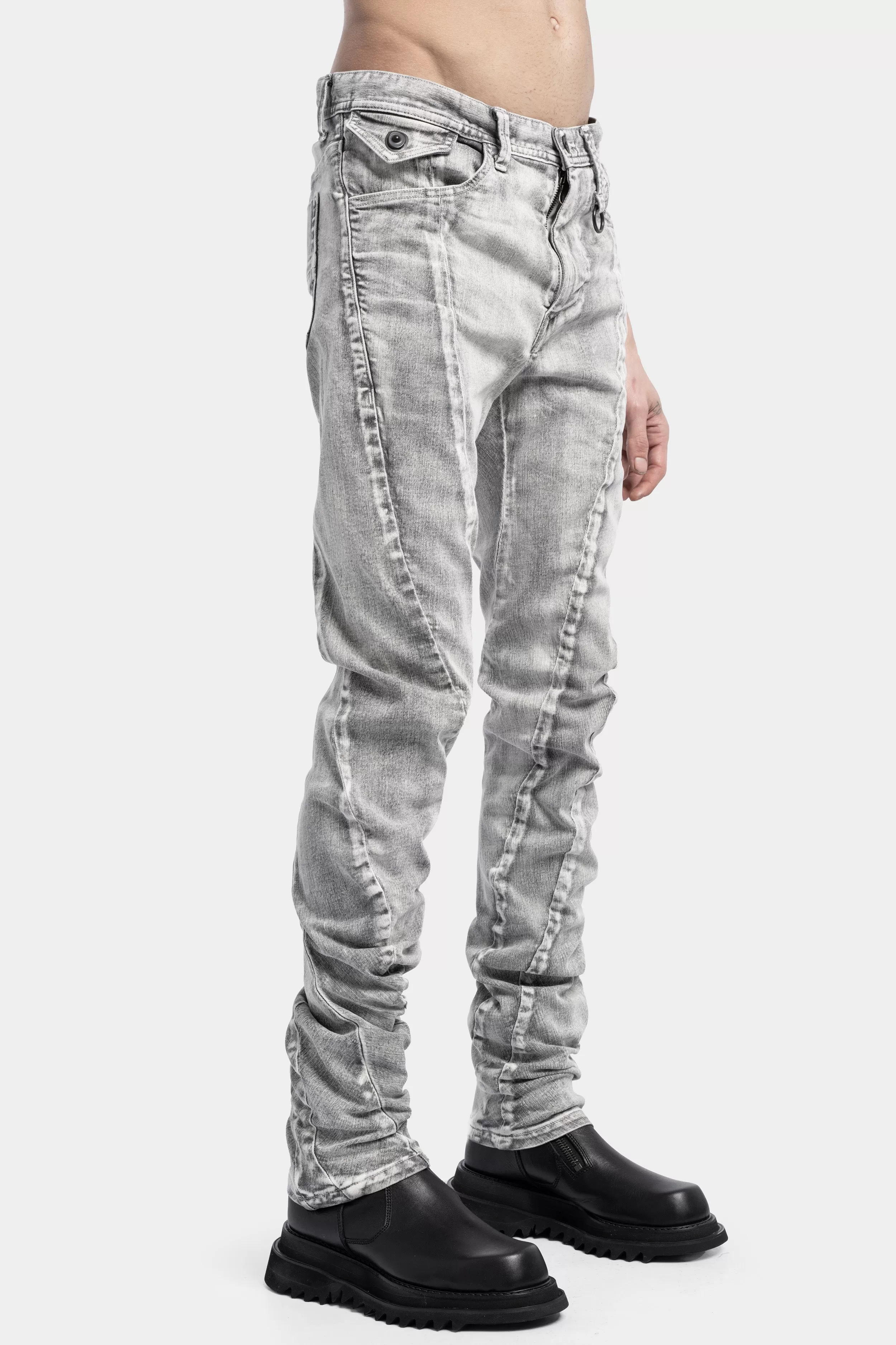 Curved Jeans, Plaster Grey