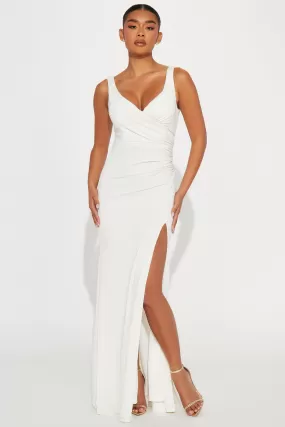 Diana Glitter Gown - Off White