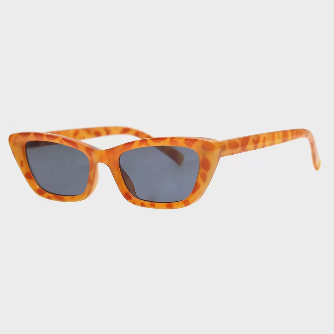 Dolce Vita Eco Sunglasses - Mustard Turtle