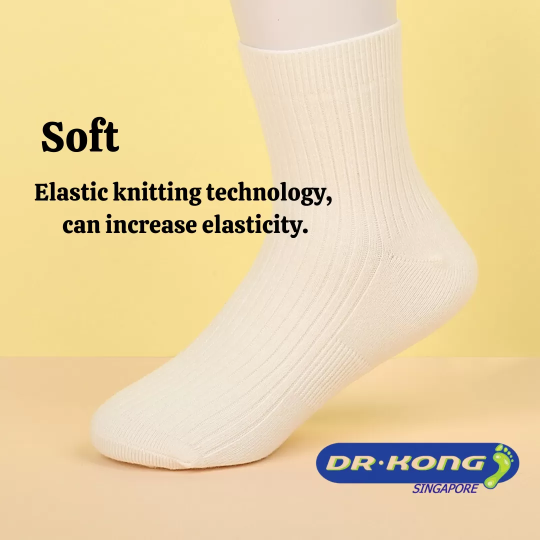 DR.KONG HEALTH SOCKS DK-A1300008-WHT(RP : $15.90)