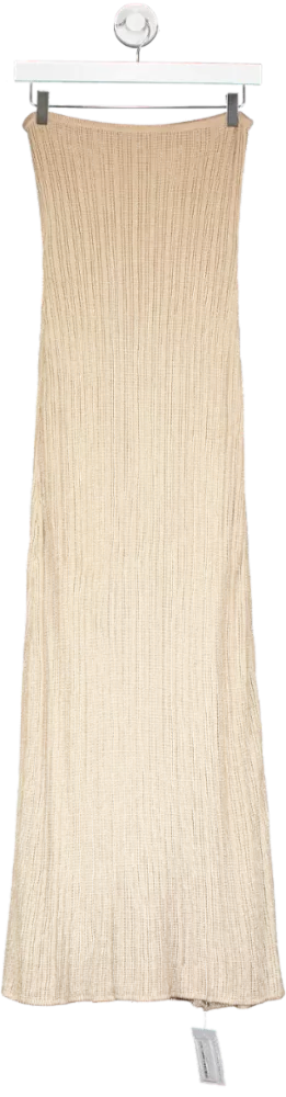 Flook The Label Beige Seona Dress UK S