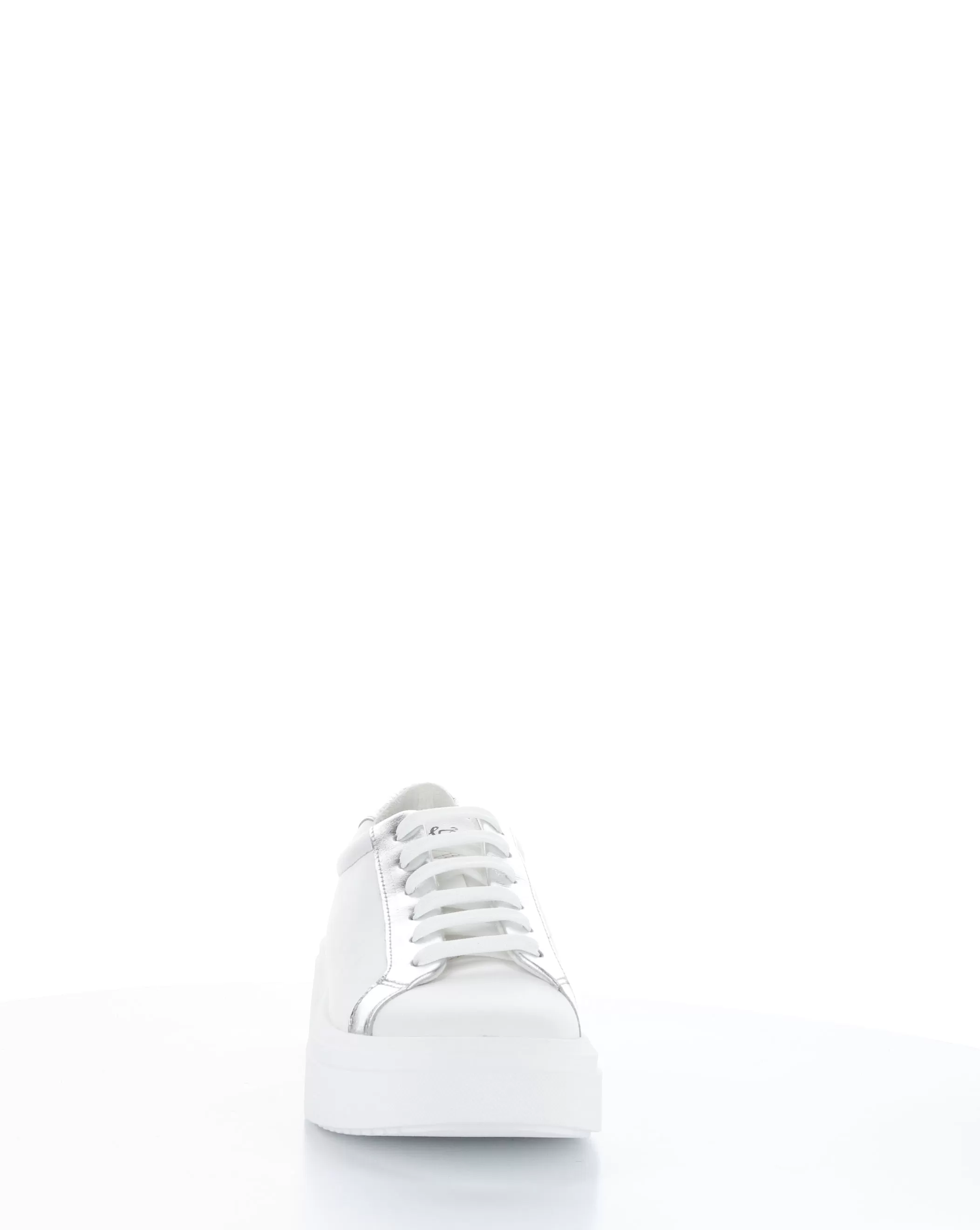 FUZI WHITE/SILVER Lace-up Shoes