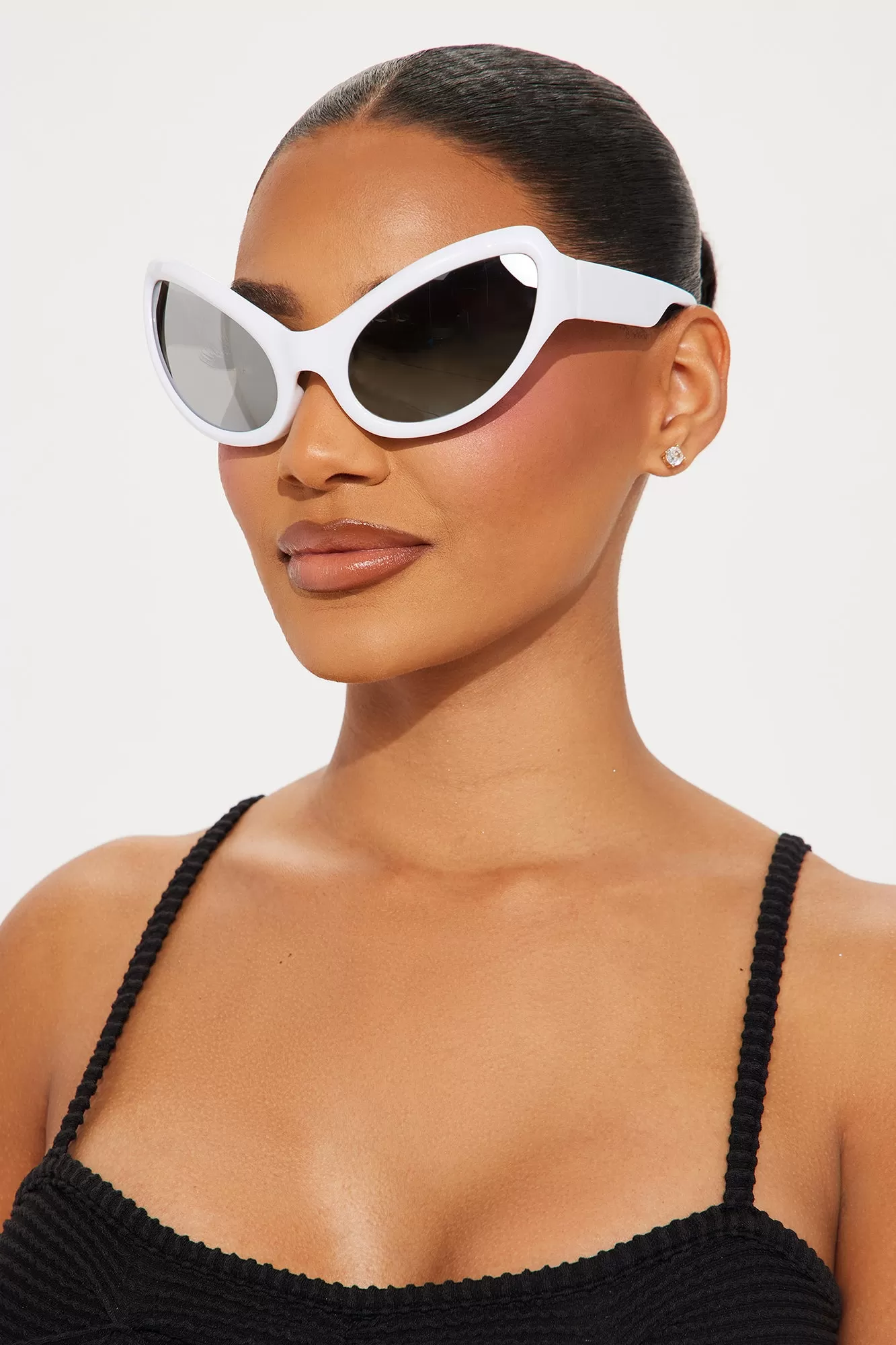 Galactic Glam Sunglasses - White