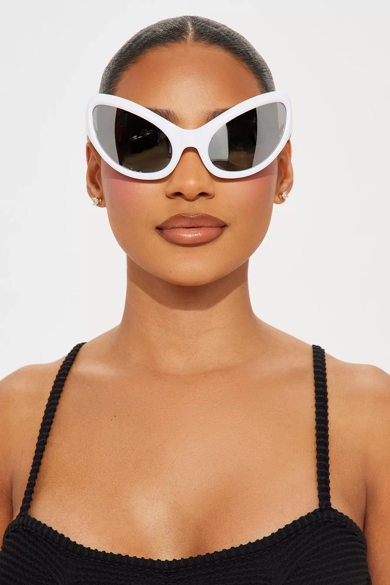 Galactic Glam Sunglasses - White