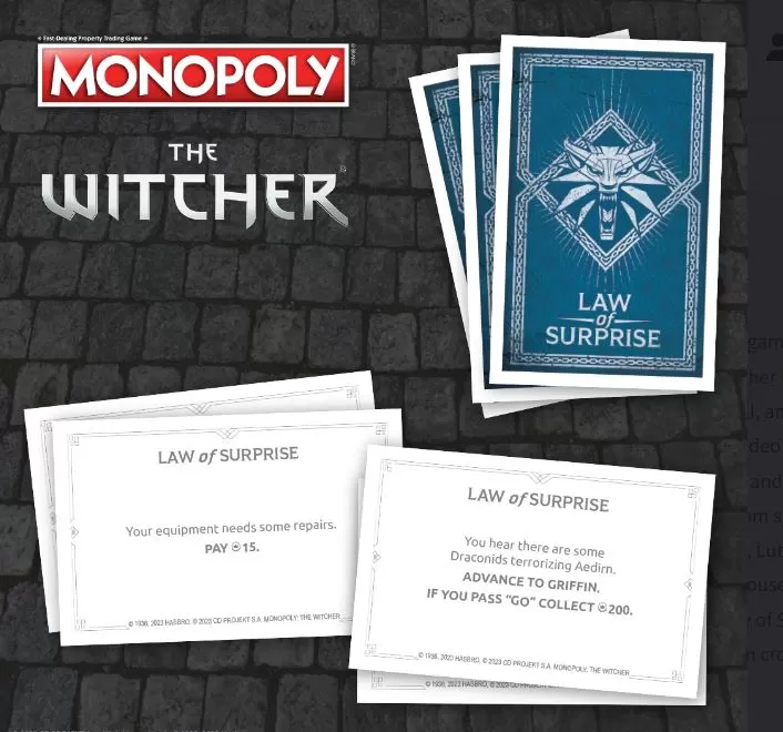 Game - Monopoly - The Witcher