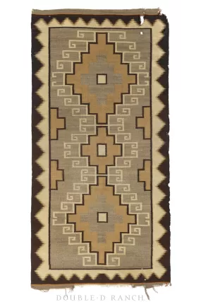 Home, Rug, Navajo, Ganado, Two Grey Hills, Vintage, 131