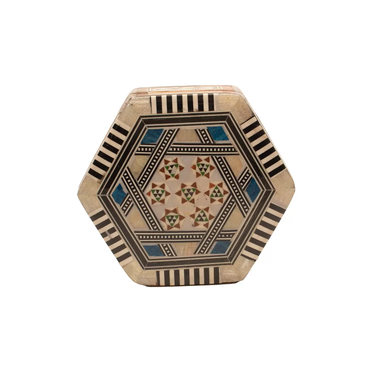 Inlay Hexagon Box