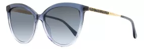 Jimmy Choo Women's Cat Eye Sunglasses Belinda JQ4GB Blue-Lilac 56mm