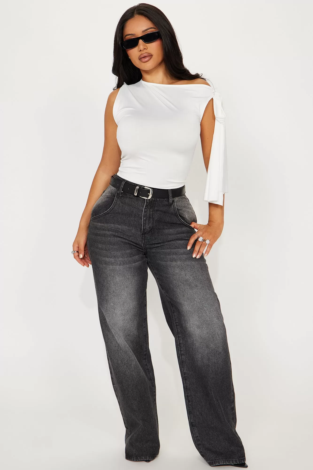 Kamari Off Shoulder Top - White