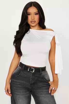 Kamari Off Shoulder Top - White