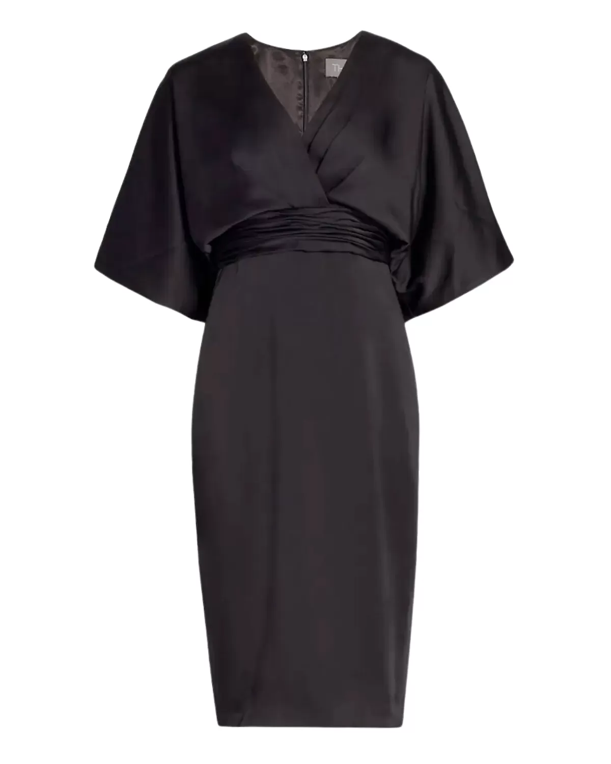 Kimono Satin Cocktail (Black)