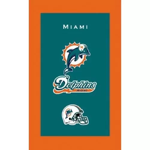 KR Strikeforce NFL on Fire Towel Miami Dolphins