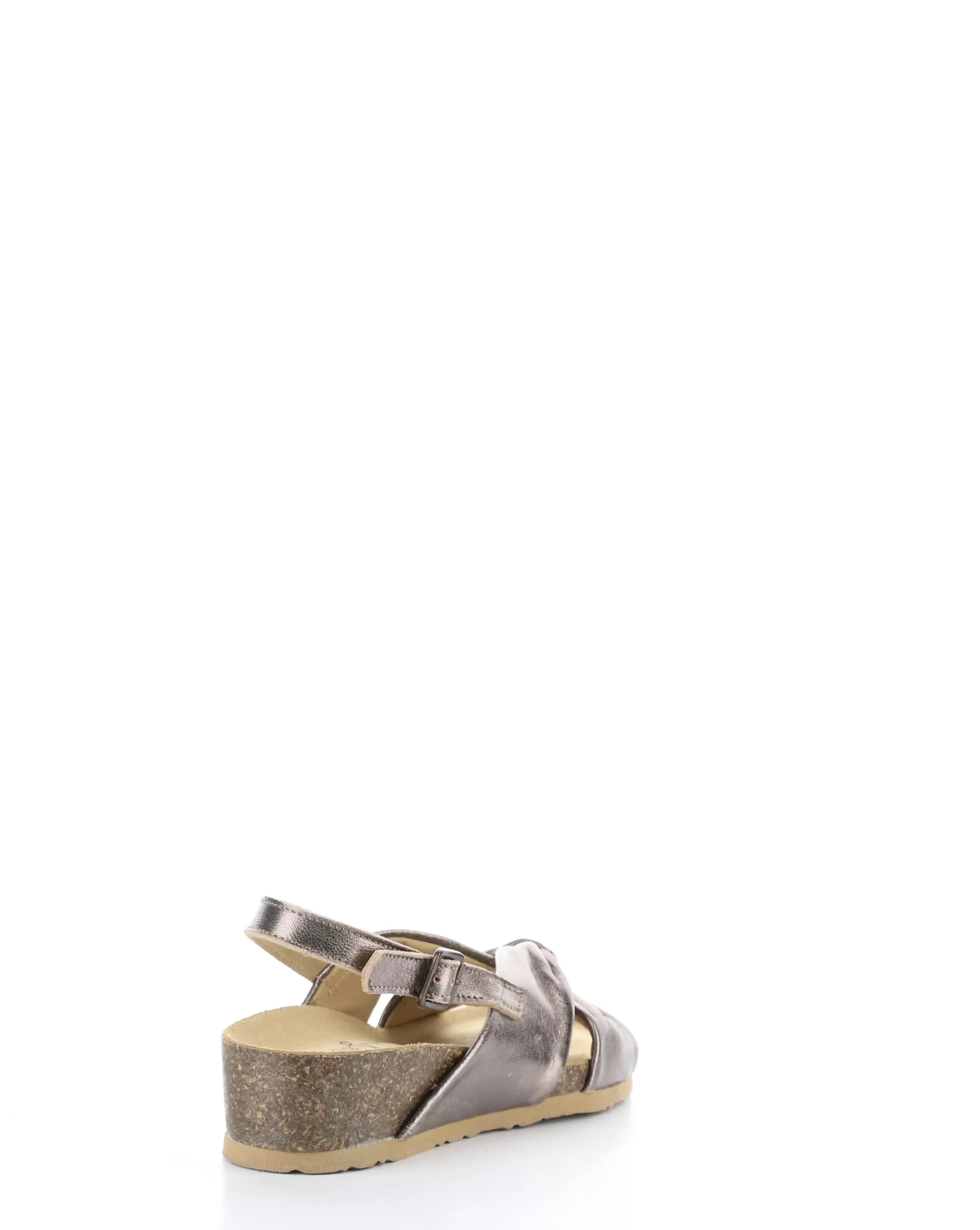 LEOLA Bronze Round Toe Sandals