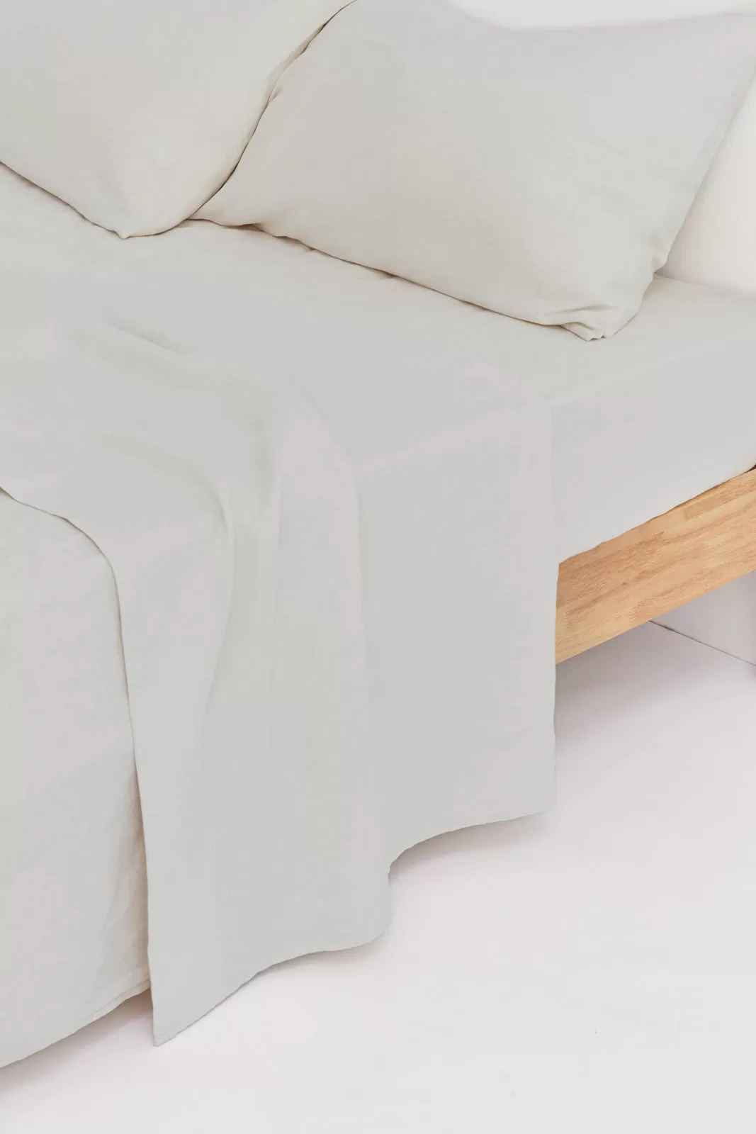 Linen Fitted Sheet Oat