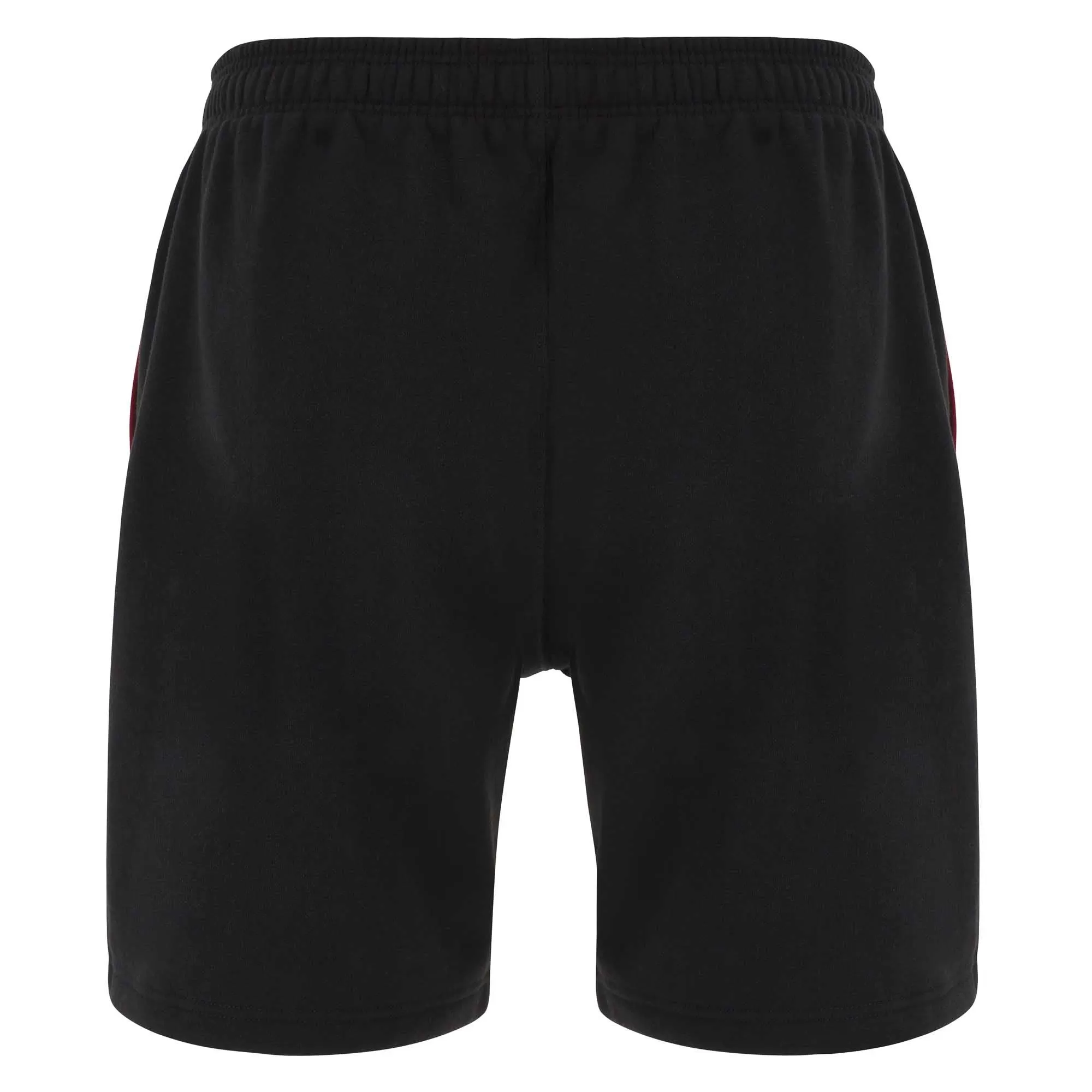 Macron Men's Wales Rugby Bermuda Travel Shorts 23/24 - Black