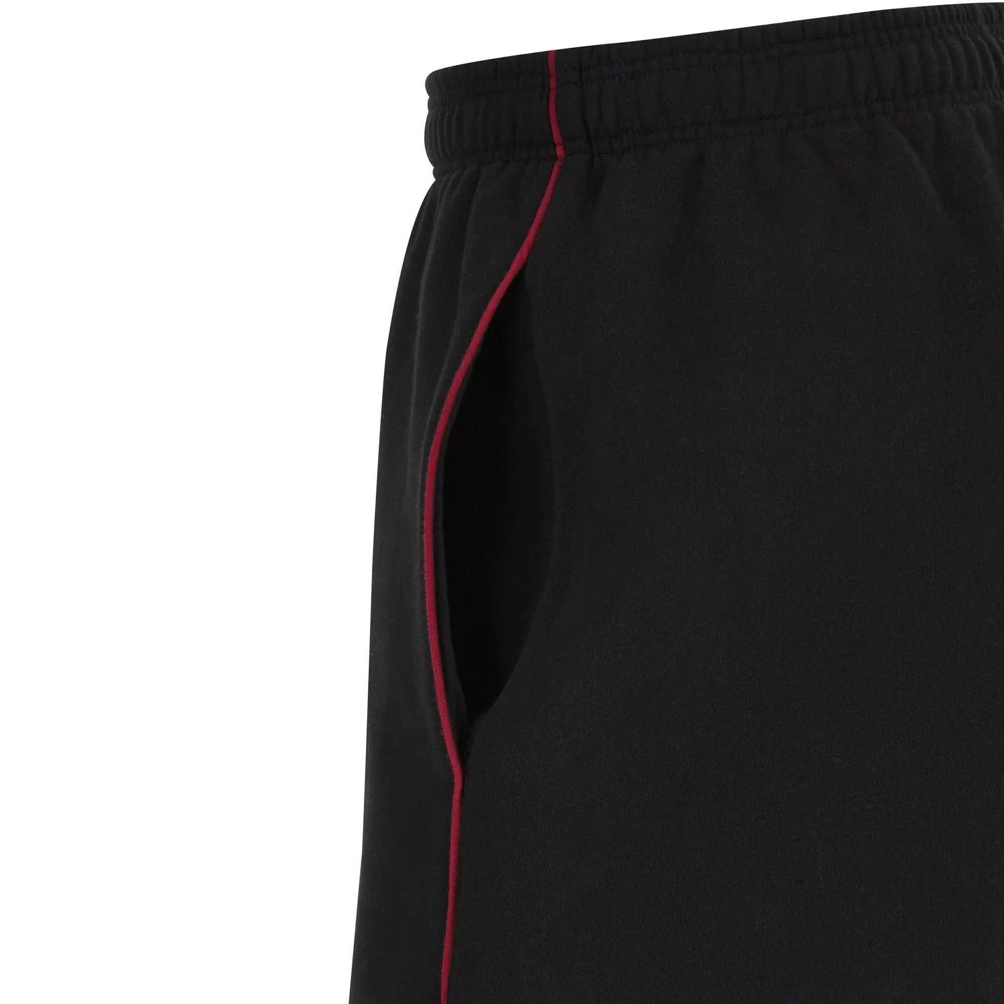 Macron Men's Wales Rugby Bermuda Travel Shorts 23/24 - Black