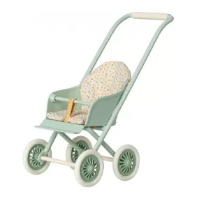 Maileg Stroller, Micro - Mint