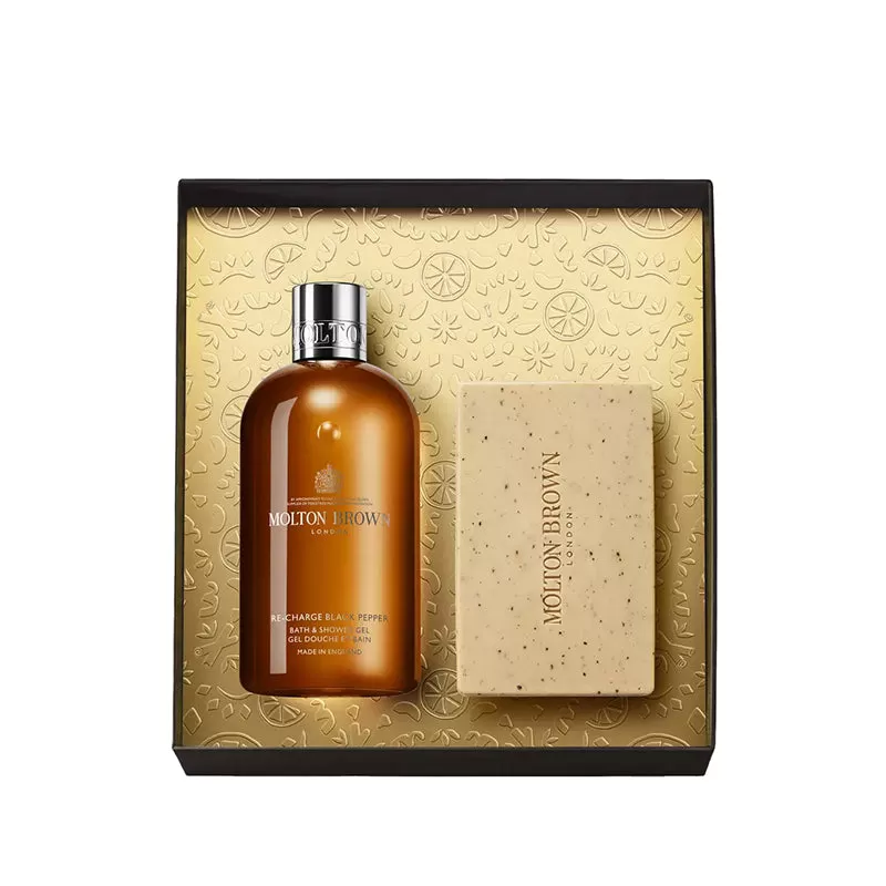 MOLTON BROWN | Re-charge Black Pepper Body Care Gift Set