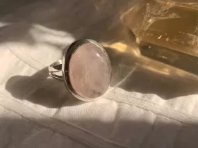 Morganite Naevia Ring - Oval (US 7.5)