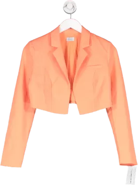 Oh Polly Orange Cropped Blazer UK 6