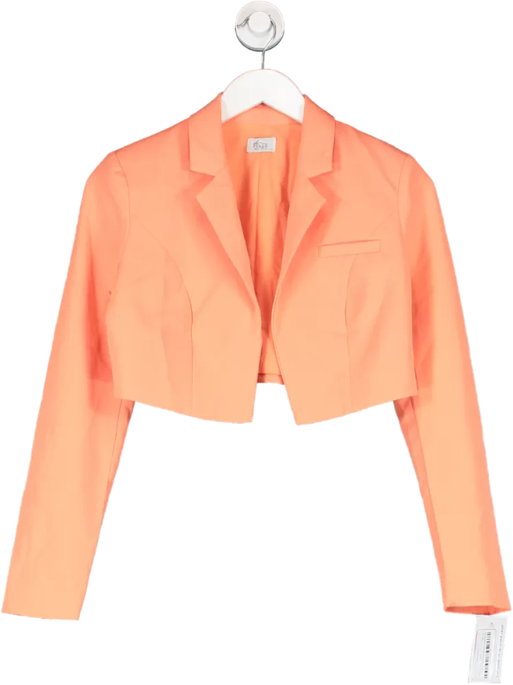 Oh Polly Orange Cropped Blazer UK 6