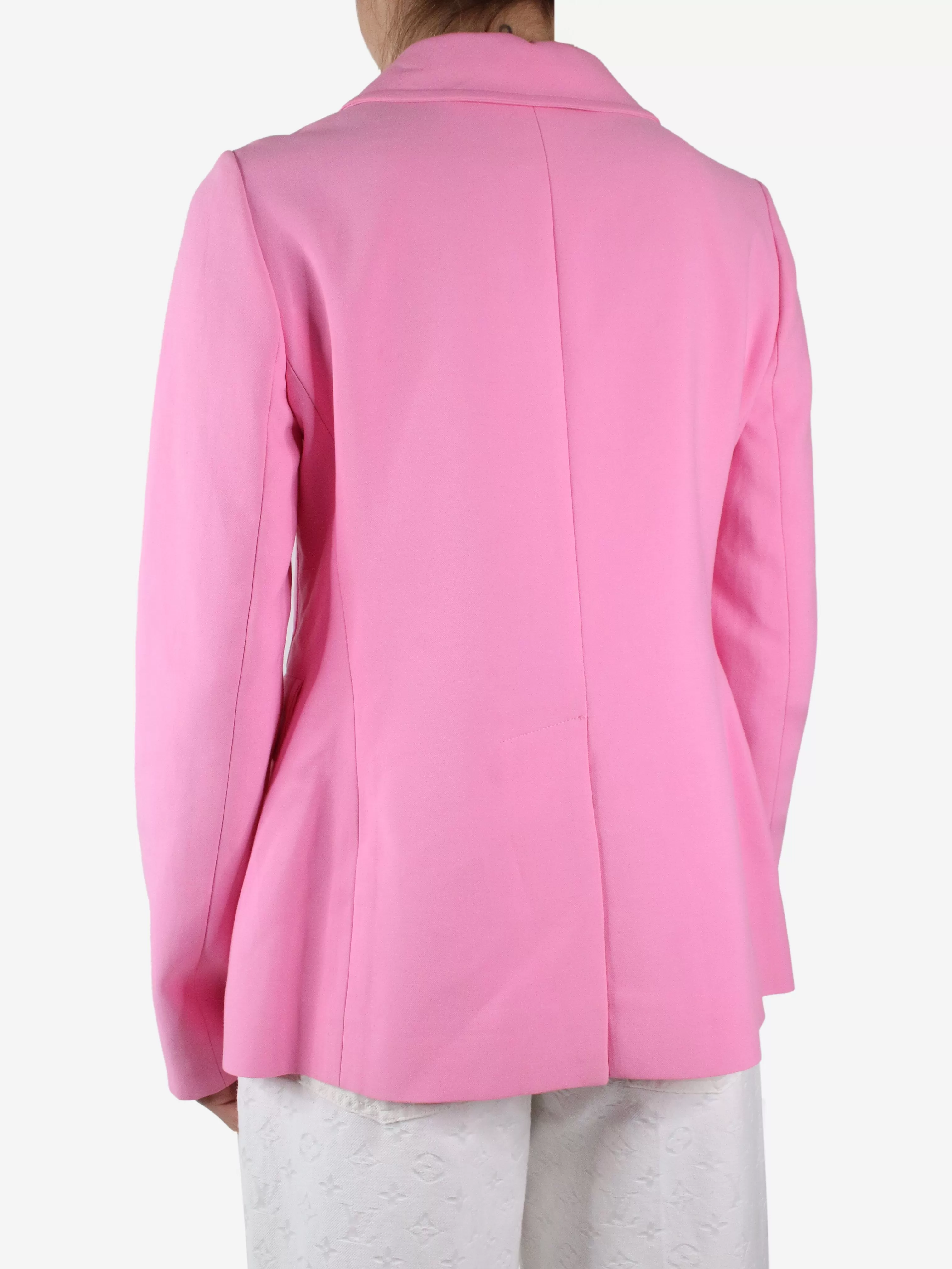 Pink single-breasted blazer - size EU 42