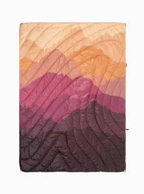 Printed Puffy Blanket Teton Fade