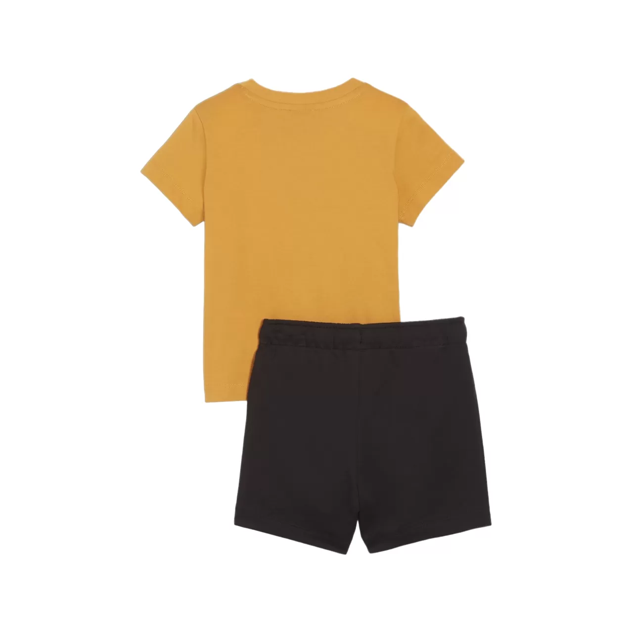 Puma children's t-shirt and shorts set Minicats 845839-91 ocher yellow