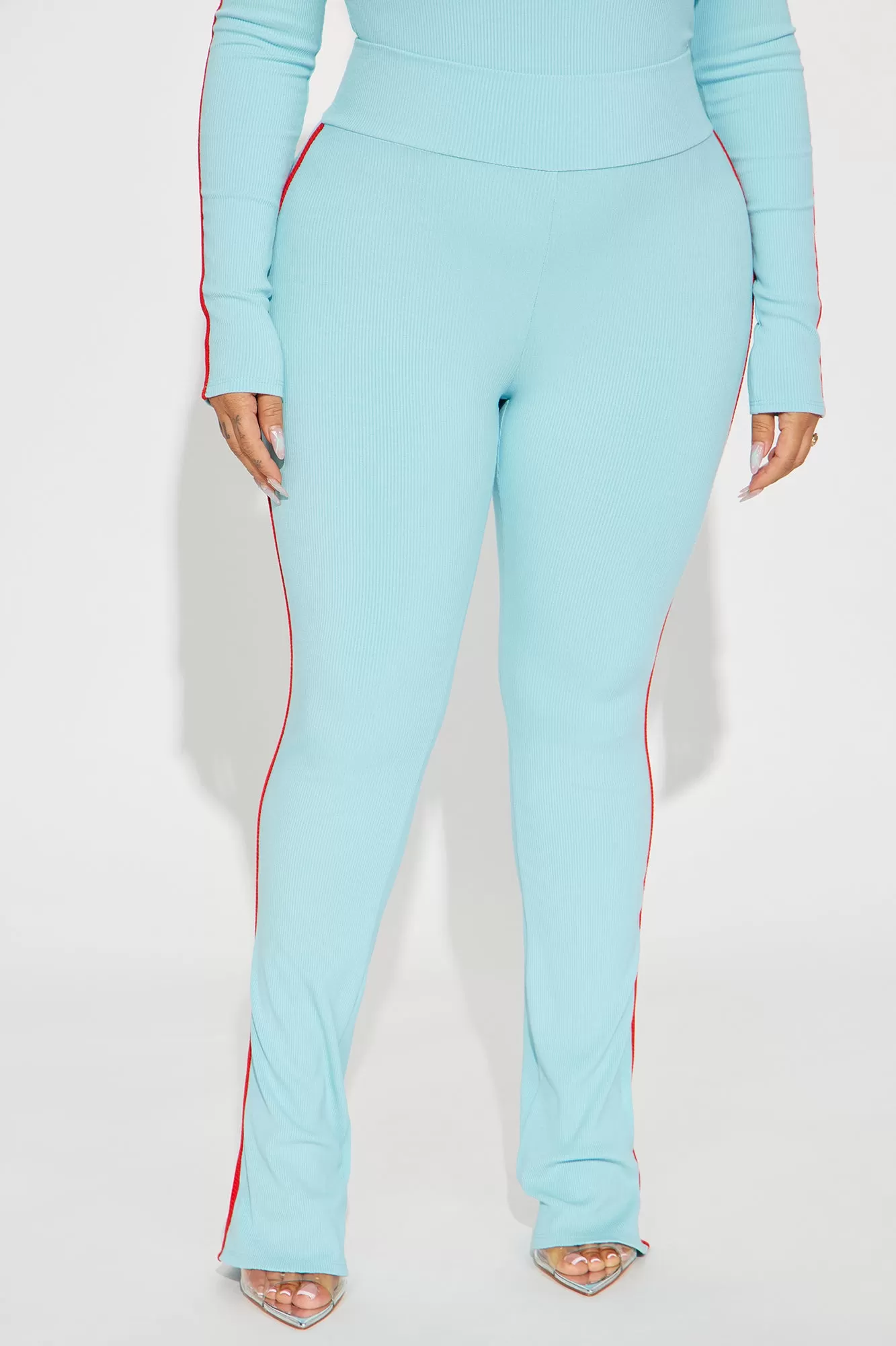 Ralene Snatched Pant - Turquoise/combo