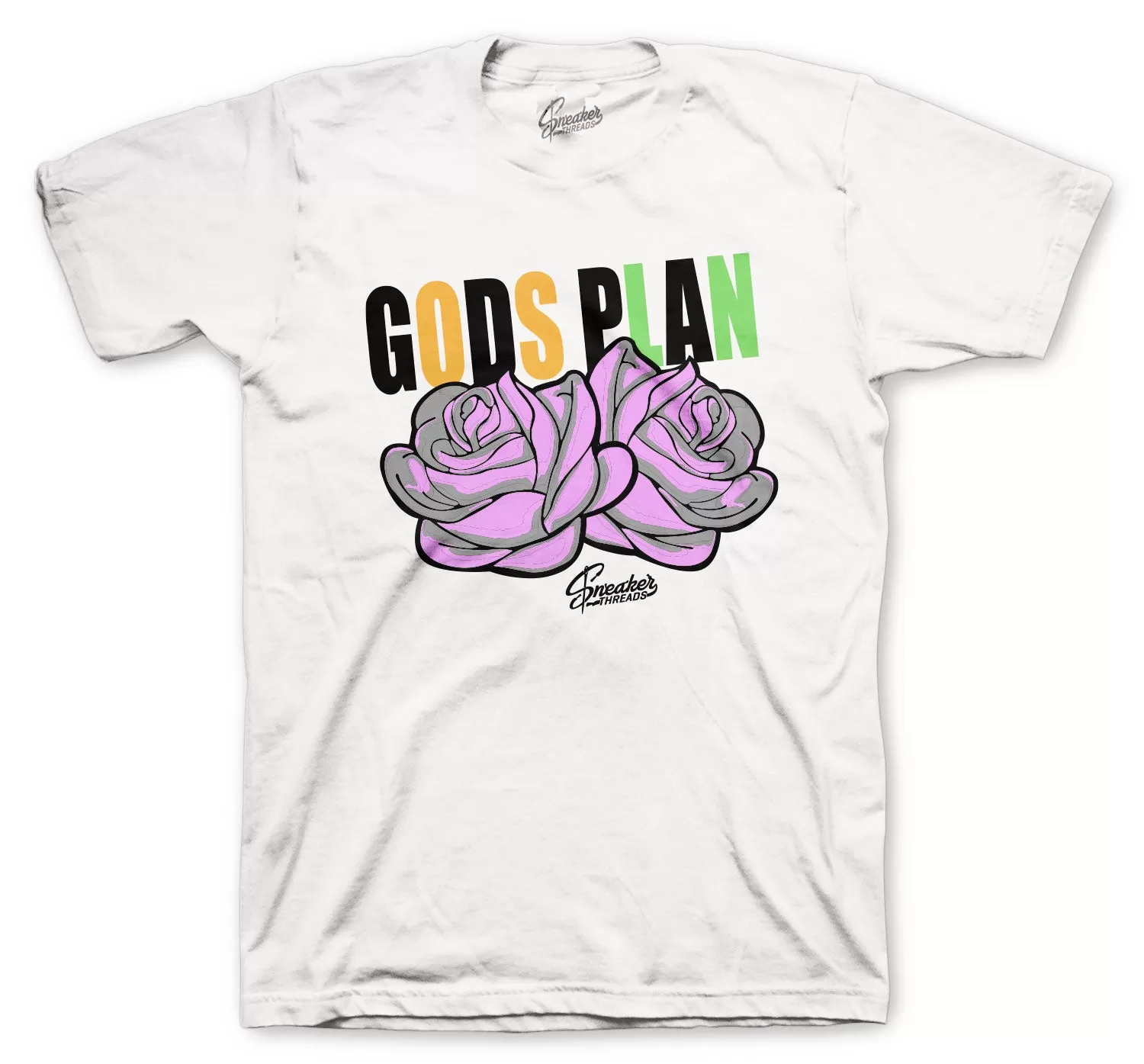 Retro 7 Hare 2.0 Shirt - Gods Plan - White